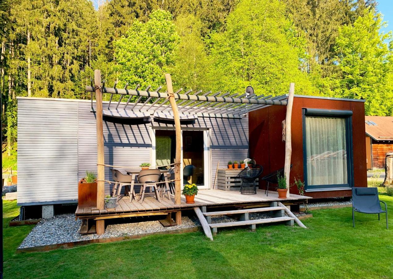 Hjem - Tiny Homes Direkt Am Wald Zwischen Allgaeu & Bodensee Bergatreute Exterior foto